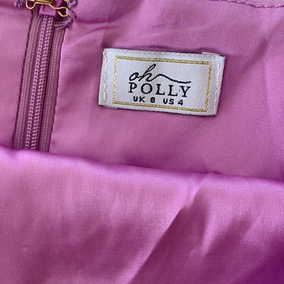 Oh Polly | Sitting Pretty In Satin Dress - Picture 6 of 6